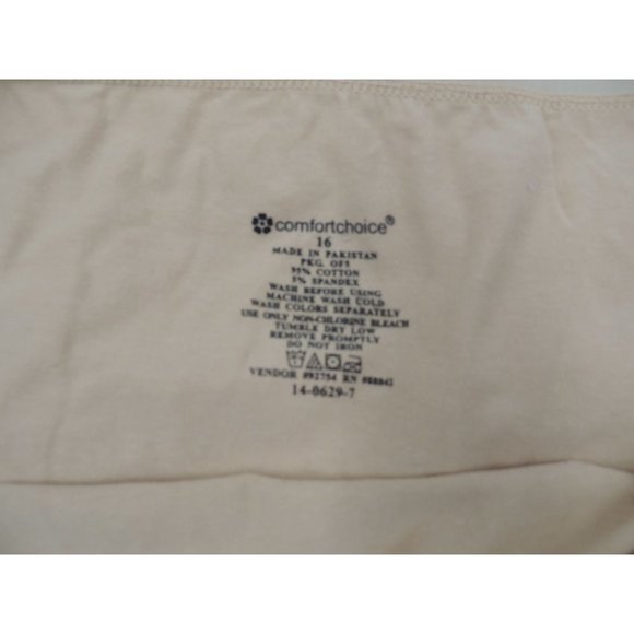 Comfort Choice NEW Womens cotton underwear size 16 - Picture 2 of 3
